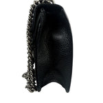 Gucci Black Pebbled Leather Dionysus Small Chain Shoulder Bag