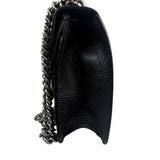 Gucci Black Pebbled Leather Dionysus Small Chain Shoulder Bag