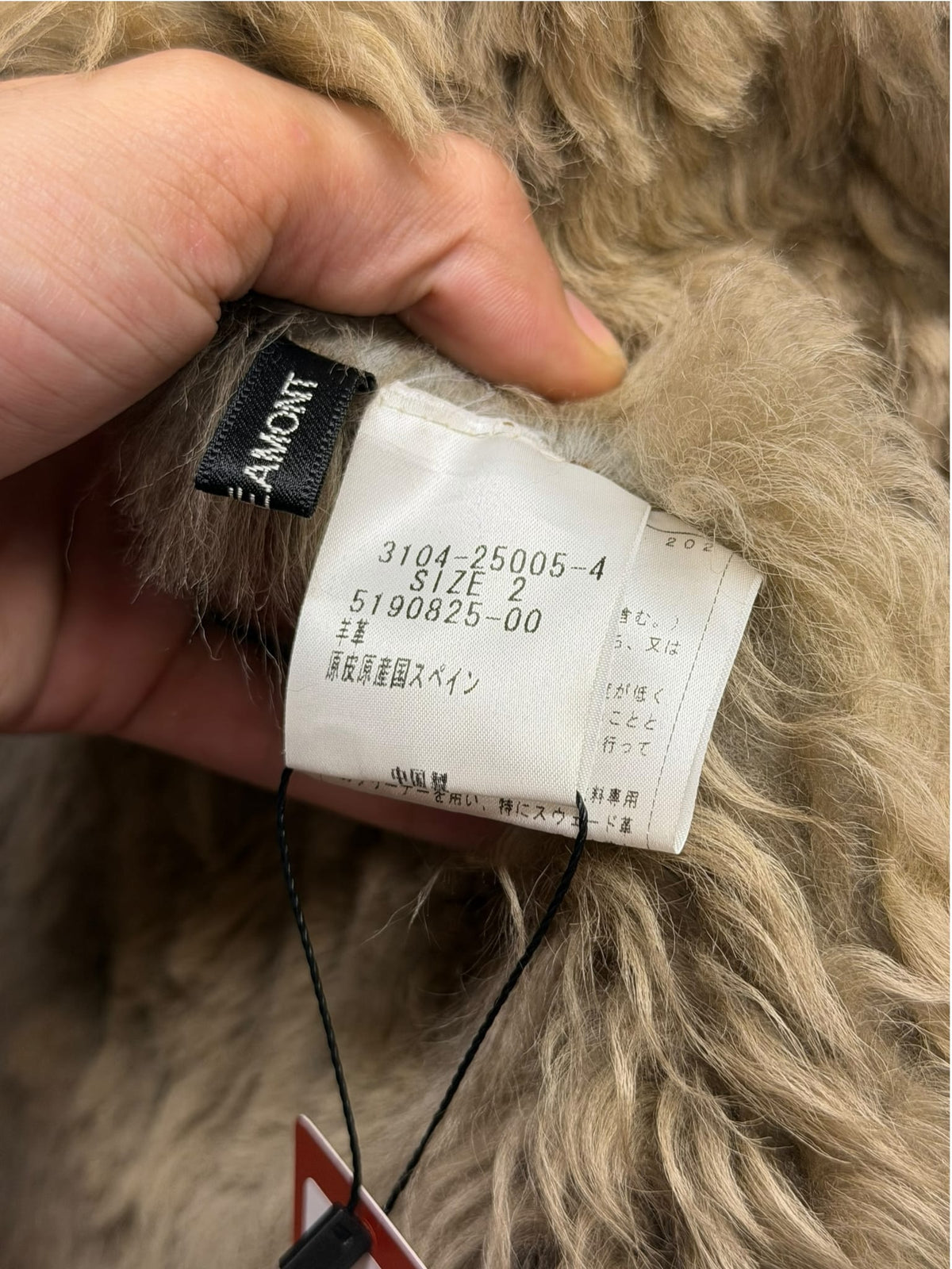 Vintage Lautreamont Beige Suede Fur Coat