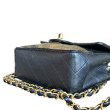 Chanel Black Leather Classic Mini Flap Bag ‘94-‘96