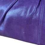 Coach Vintage Purple Leather Hobo Shoulder Bag