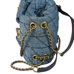 Coach Blue Denim Mini Tabby Backpack