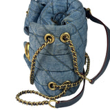 Coach Blue Denim Mini Tabby Backpack