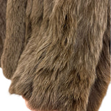 Vintage Saga Light Brown Fox Fur Coat