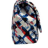 Chanel White-Multi Canvas Airline Printed XXL Travel Flap Bag 2016