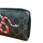 Gucci Kingsnake GG Zippy Wallet