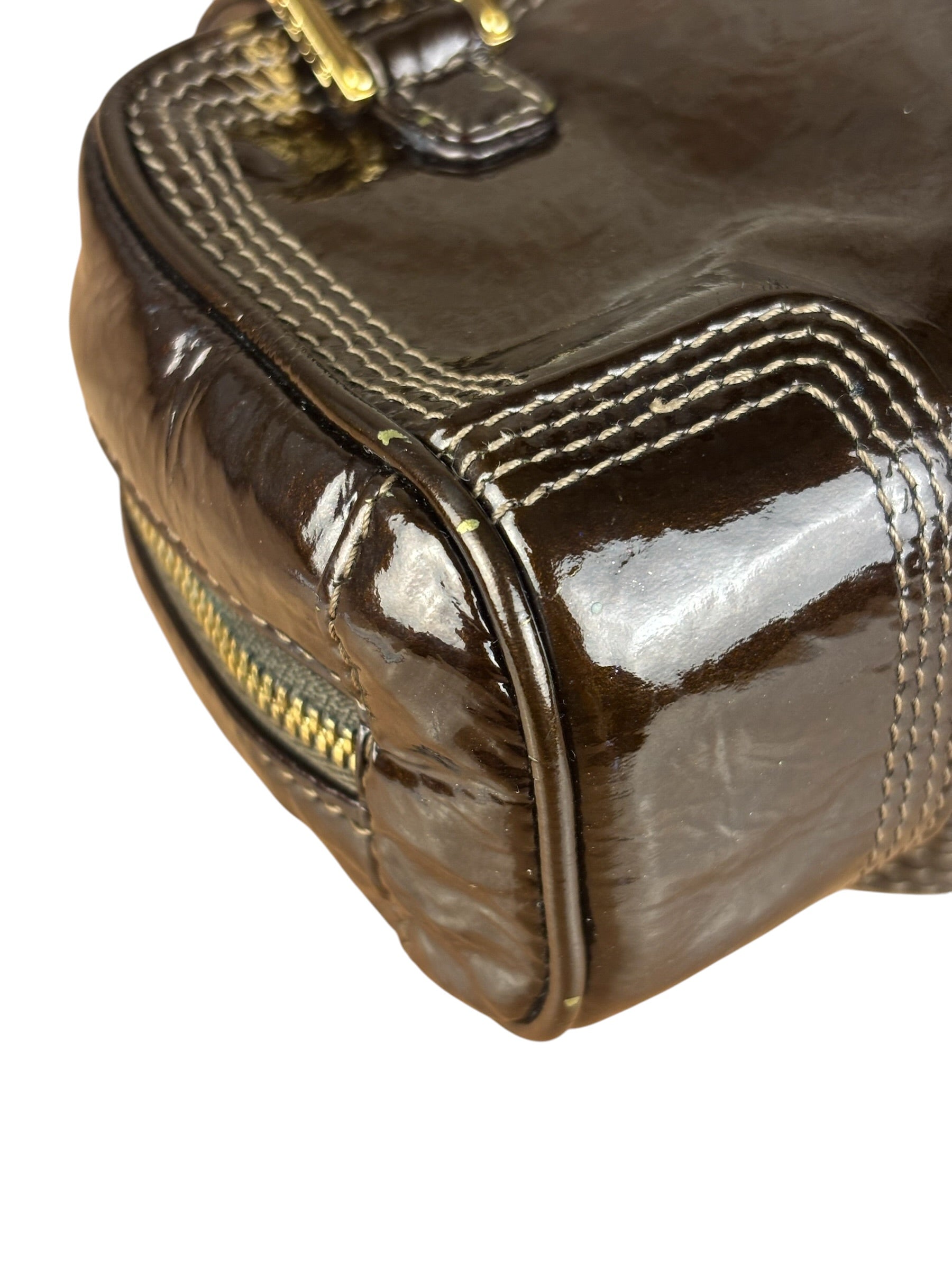 Loewe Patent Leather Micro Amazona Mini Bag