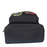 YSL Black Nylon/Leather Trim City Multi-Patch Backpack