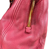 Miu Miu Pink Leather 2Way Tote Bag