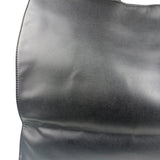 Telfar Black Leather Unisex Shopping Bag