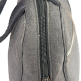 Prada Vintage Dark Grey Canvas Tote Bag