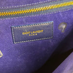 Saint Laurent Chyc Royal Blue Leather Crossbody