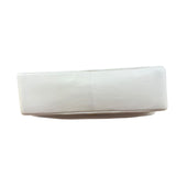 Chanel Vintage White Leather Diana Flap Shoulder Bag 1989
