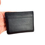 Yves Saint Laurent Leather Cardholder Navy Blue