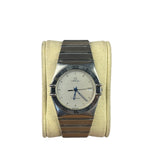 Omega Constellation White Dial Blue Hands