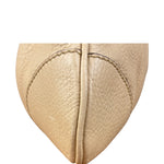 Salvatore Ferragamo Beige Gancini Buckle Shoulder Bag