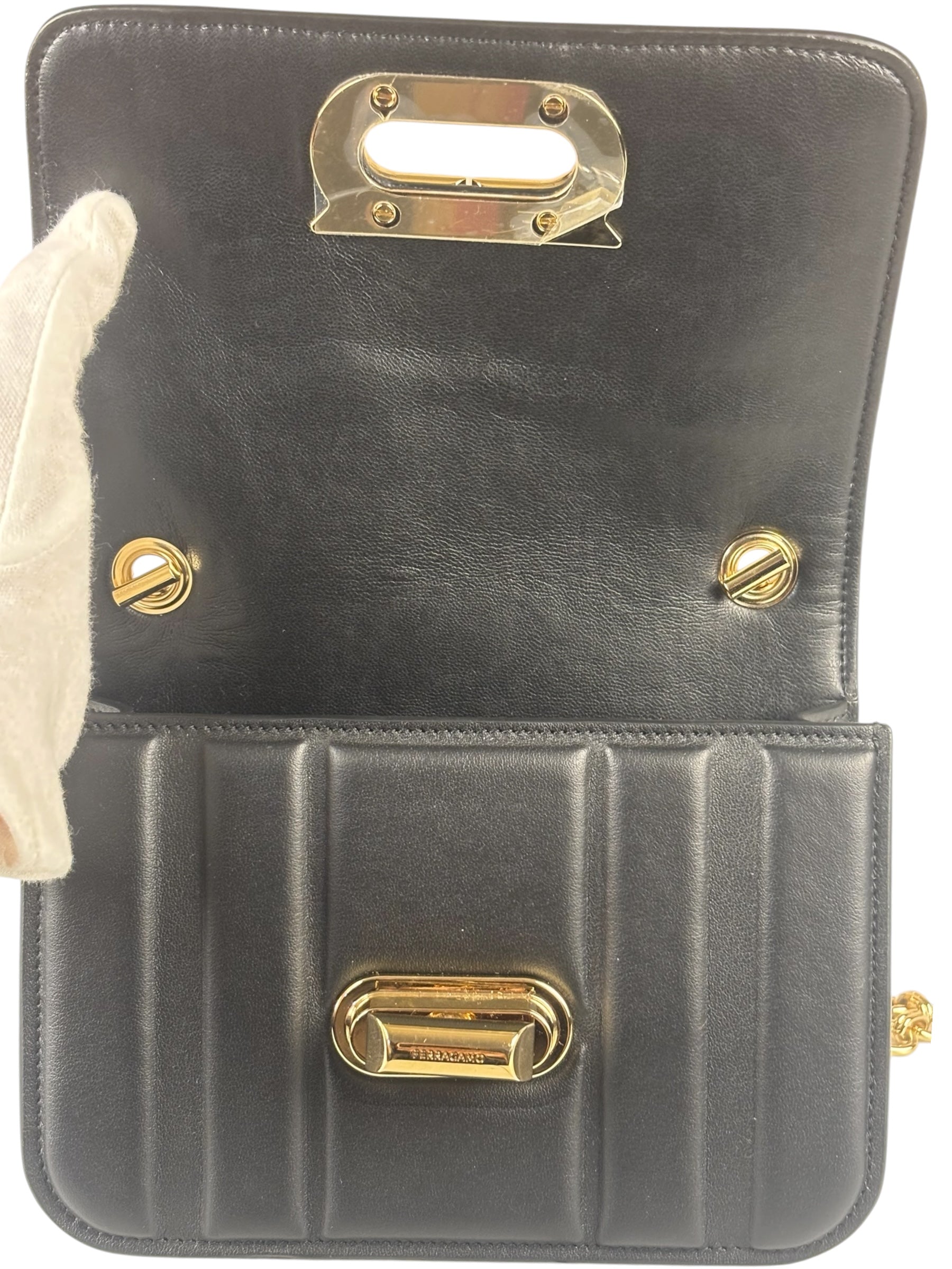 Ferragamo Mini Gancini Shoulder Bag