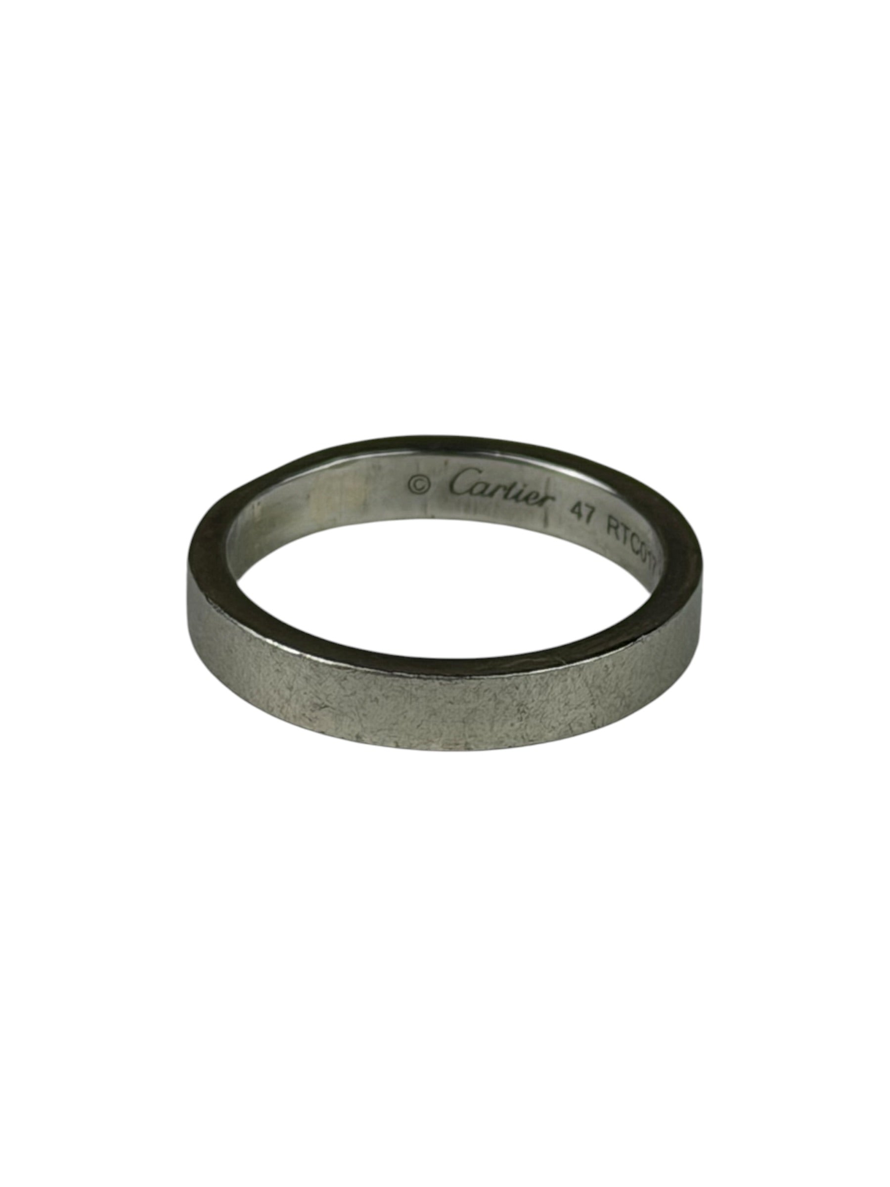 Cartier C De Cartier Wedding Platinum Band