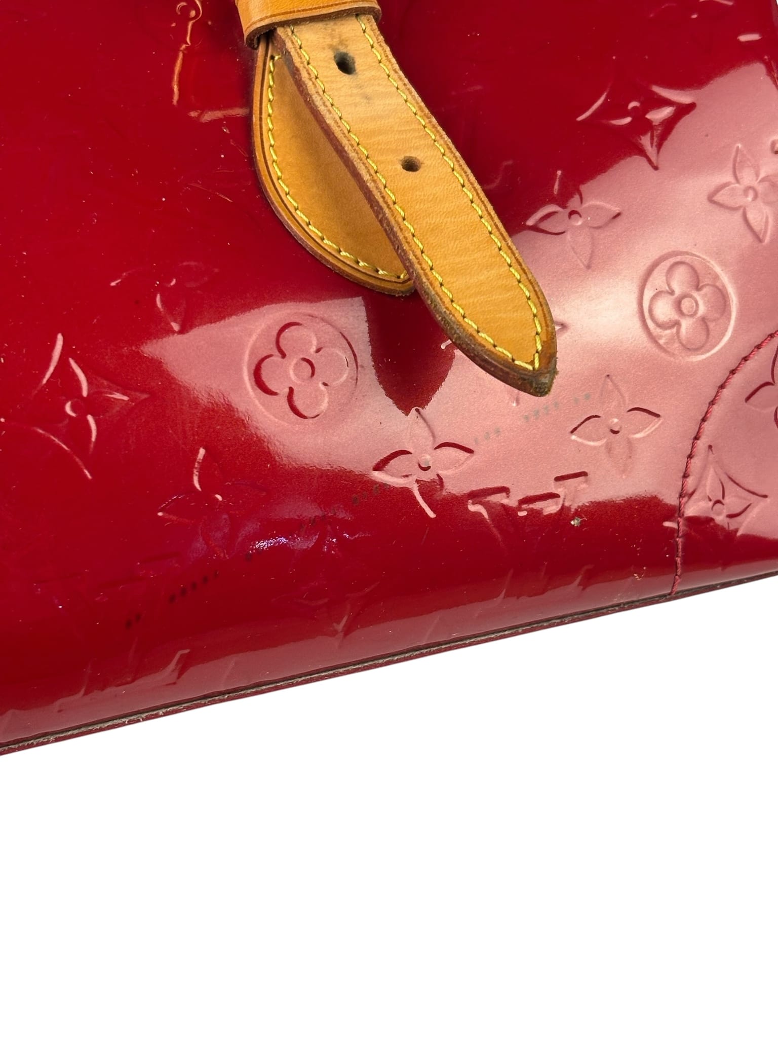 Louis Vuitton Monogram Red Vernis Rosewood Ave
