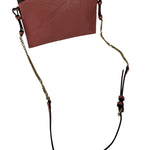 Burberry Pale Orchid Pink Leather Check-Embossed Peyton Crossbody