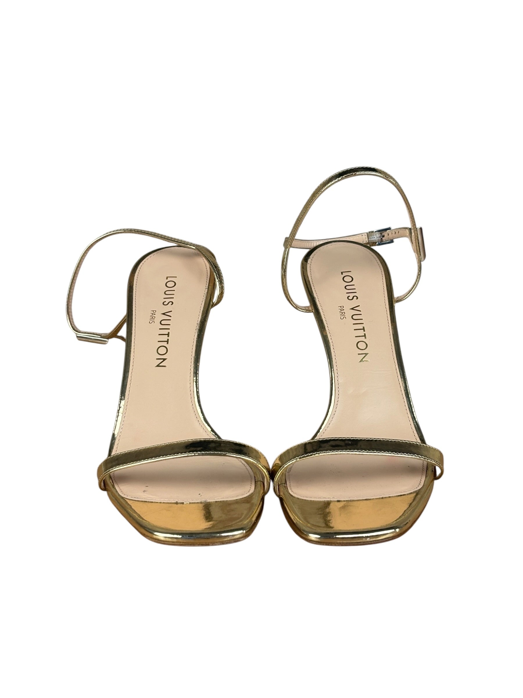 Louis Vuitton Gold Blossom Sandals
