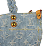 Louis Vuitton Monogram Denim Let Go PM 2Way Tote Handbag