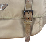 Prada Khaki Tessuto Nylon Messenger