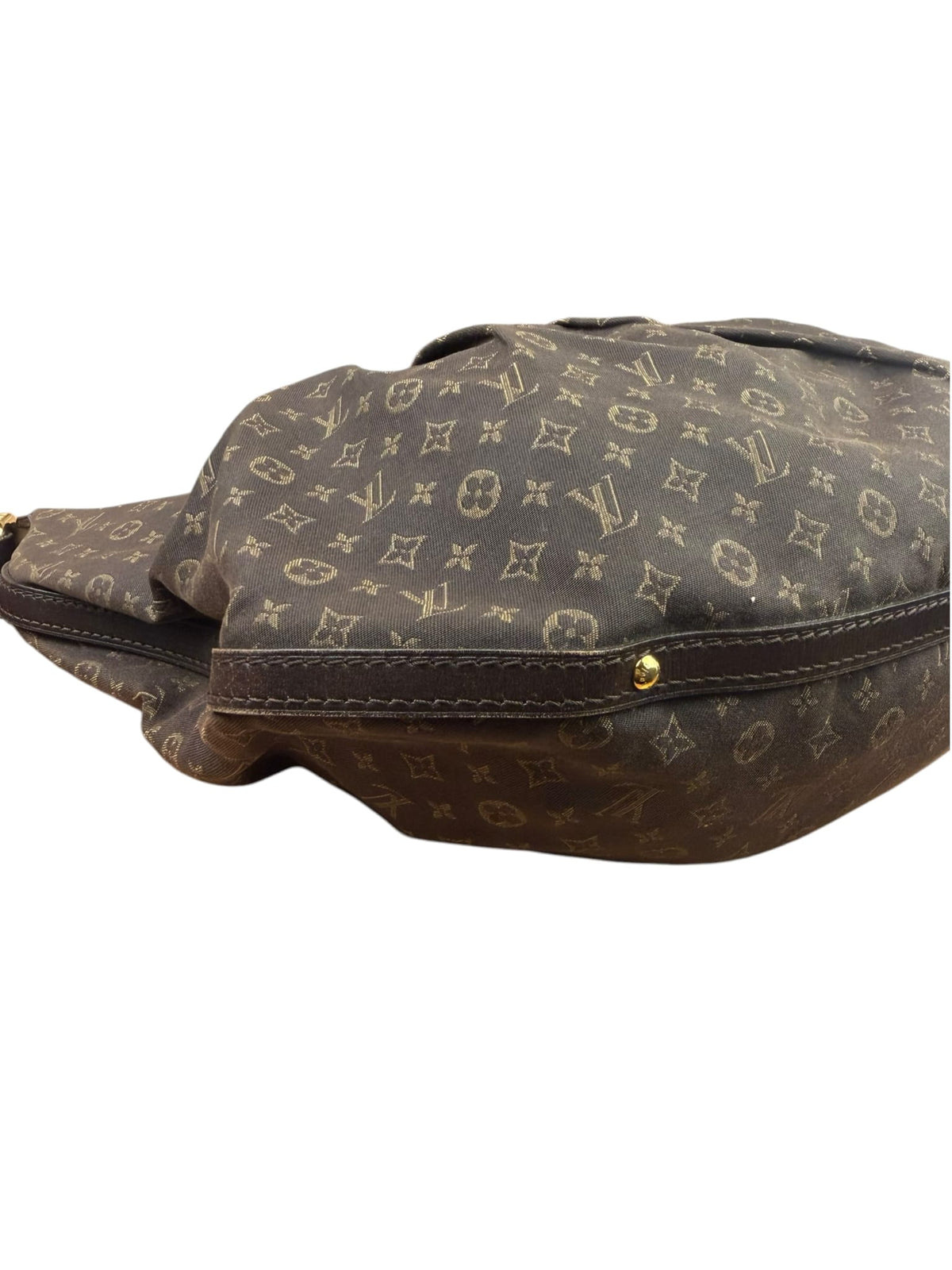 Louis Vuitton Black/Brown Leather Trim Monogram Idylle Rhapsody Hobo Bag