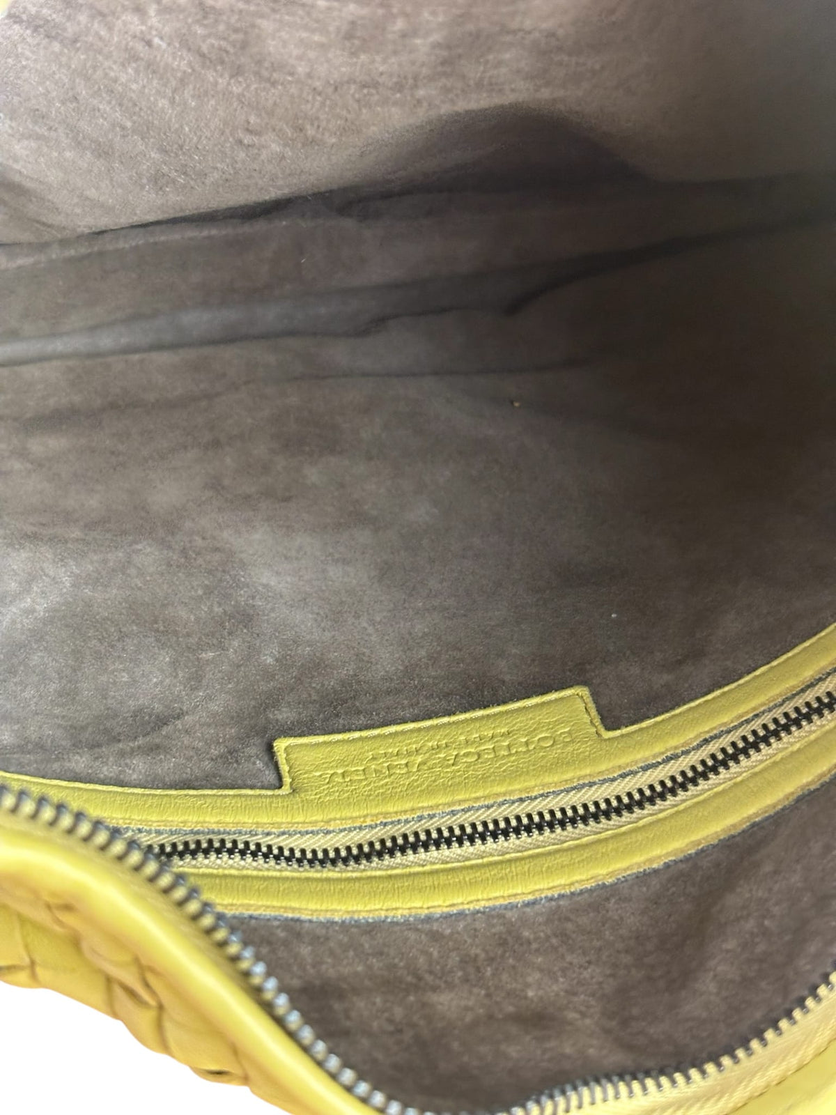 Bottega Veneta Yellow Intrecciato Hobo Bag