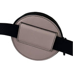 Bottega Veneta Black/Pink Intrecciato Round Around Belt Bag