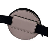Bottega Veneta Black/Pink Intrecciato Round Around Belt Bag