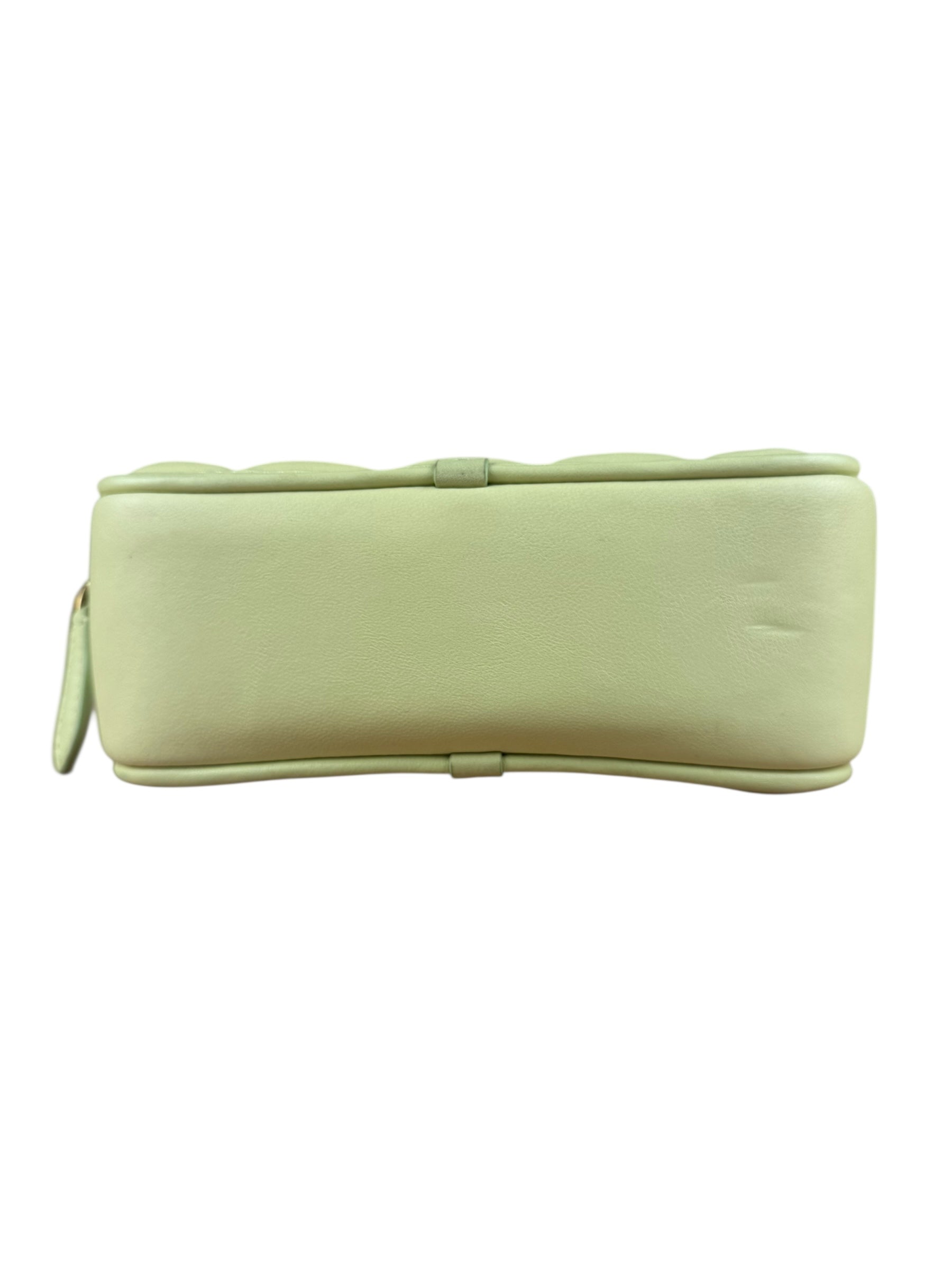 Coach Lime Nappa Leather Top Handle Bag