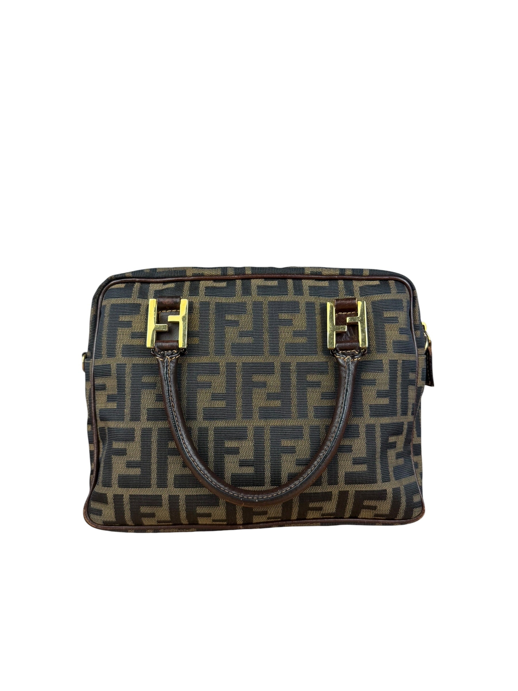 Fendi FF Vintage Zucca Mini Top Handle Bag