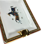 Hermes Cheval d'Orient Porcelain Ashtray