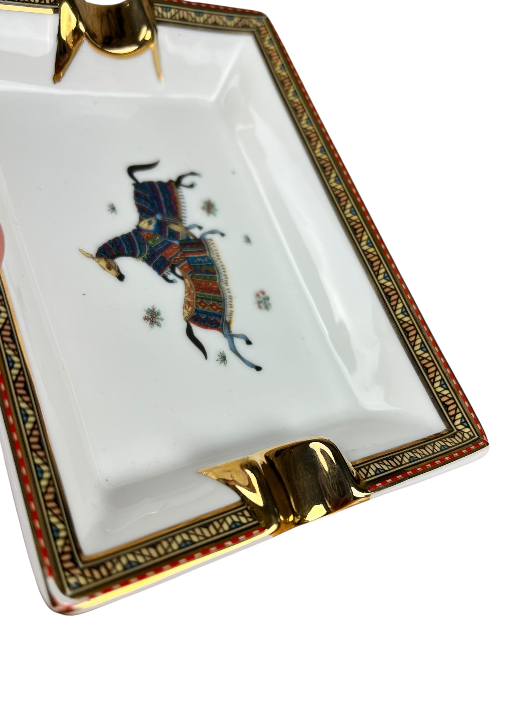 Hermes Cheval d'Orient Porcelain Ashtray