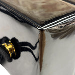 YSL Patent Jerry Cube Box Clutch