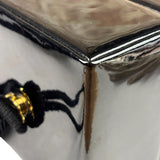 YSL Patent Jerry Cube Box Clutch
