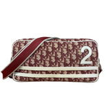 Christian Dior Vintage Red Oblique Trotter "2" Crossbody