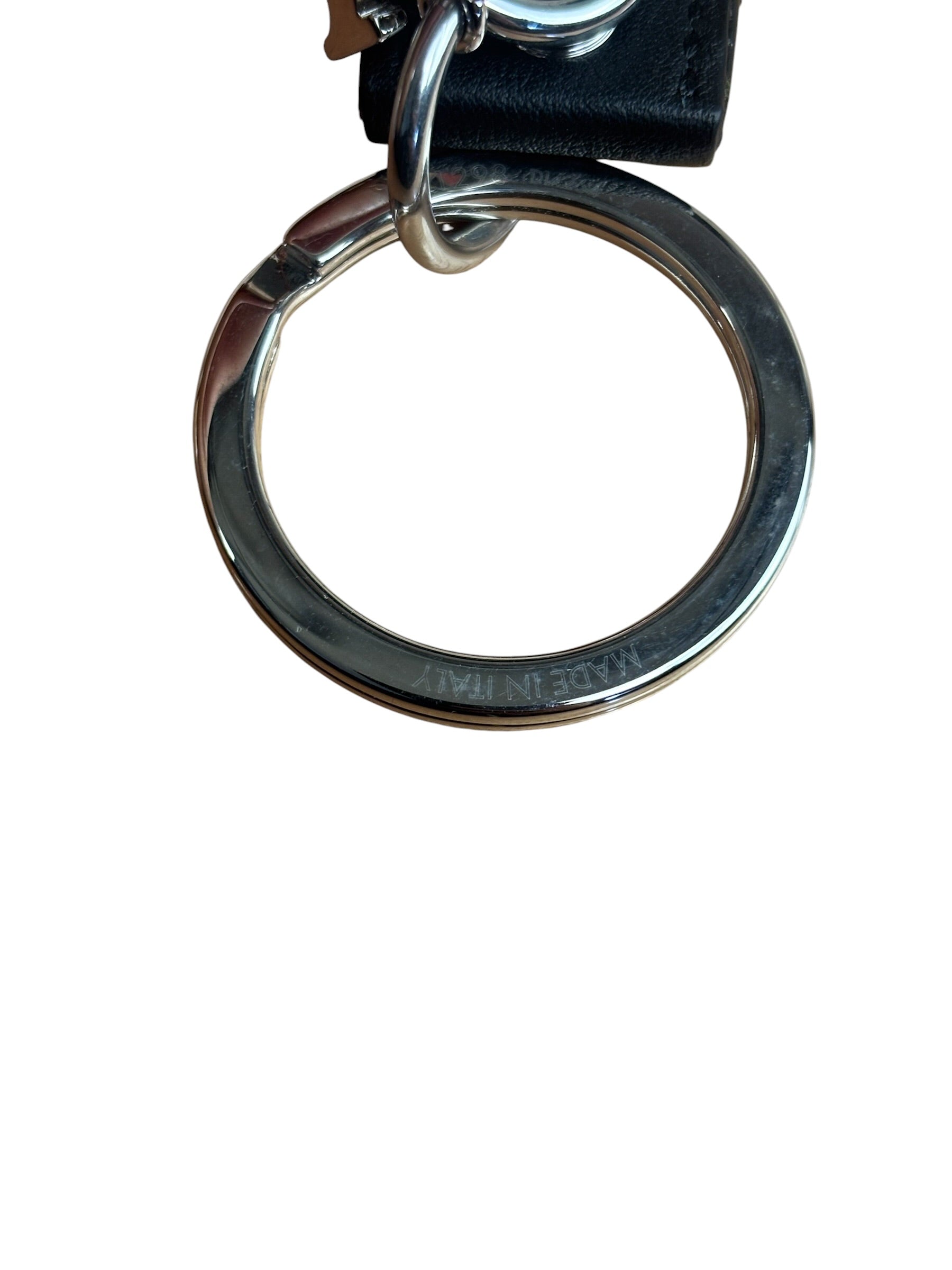 Louis Vuitton Black Monogram Shadow Dragonne Key Holder