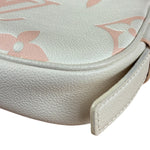 Louis Vuitton White Leather Monogram Moon Empreinte Pochette