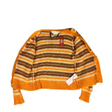 Marni MoHair Orange Button Up Sweater