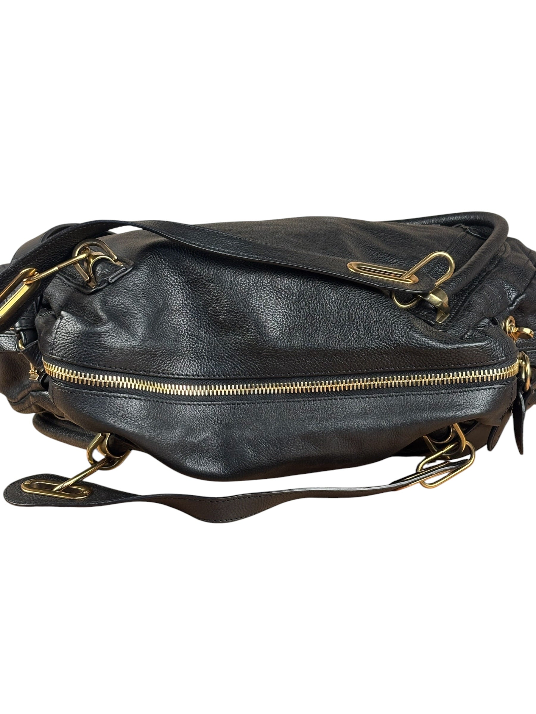 Chloe Black Paraty Leather Two-Way Bag