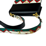 Prada Muilticolor Calfskin Esplanade Crossbody Bag