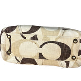 Coach Vintage Braided Strap Canvas Shoulder Bag