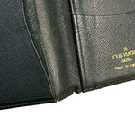Louis Vuitton Vintage Green Taiga Cardholder