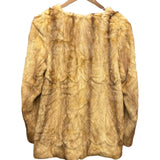 Vintage Beige Mink Fur Coat