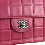 Chanel Pink CC 2002 Chocolate Bar Chain Flap