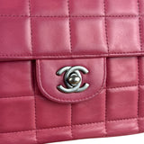 Chanel Pink CC 2002 Chocolate Bar Chain Flap