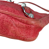Balenciaga Fuchsia Leather Le City Crossbody