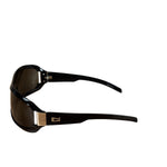 Gucci Black GG.15.1/N/S Black Injection-Frame Shield Sunglasses
